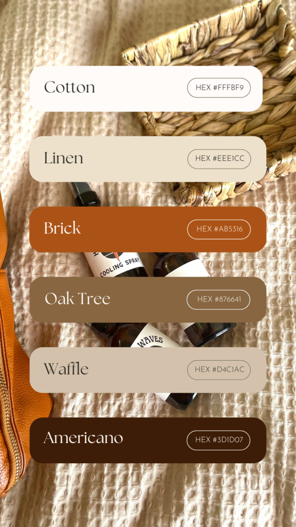 natural earthy color palette