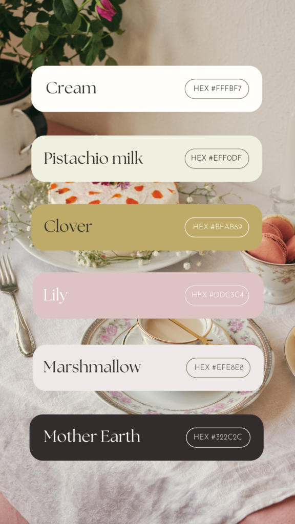 natural earthy color palette